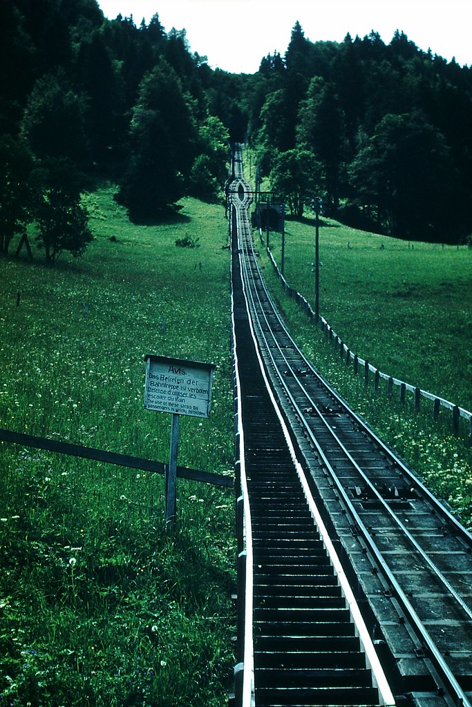 Funicular- Engelberg, Switzerland, 1953