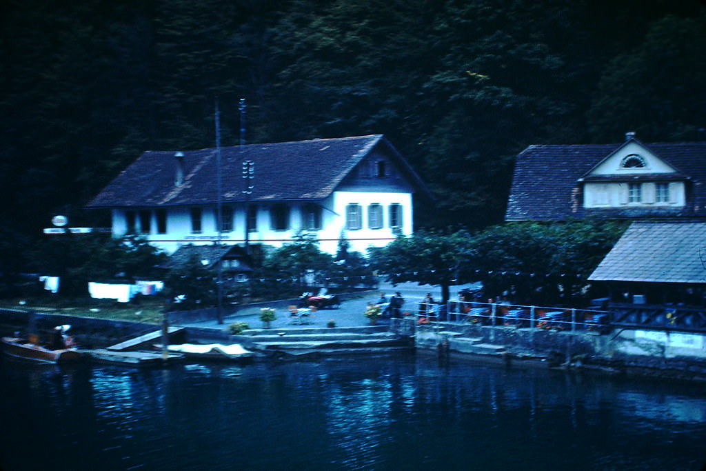 Resort on Lake Lucerne, Switzerland, 1953
