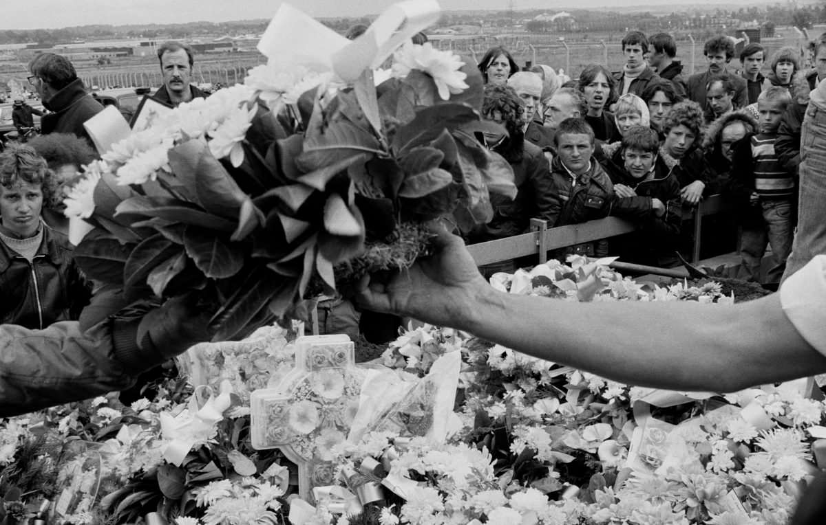 Republican funeral, Catholic west Belfast, 1978