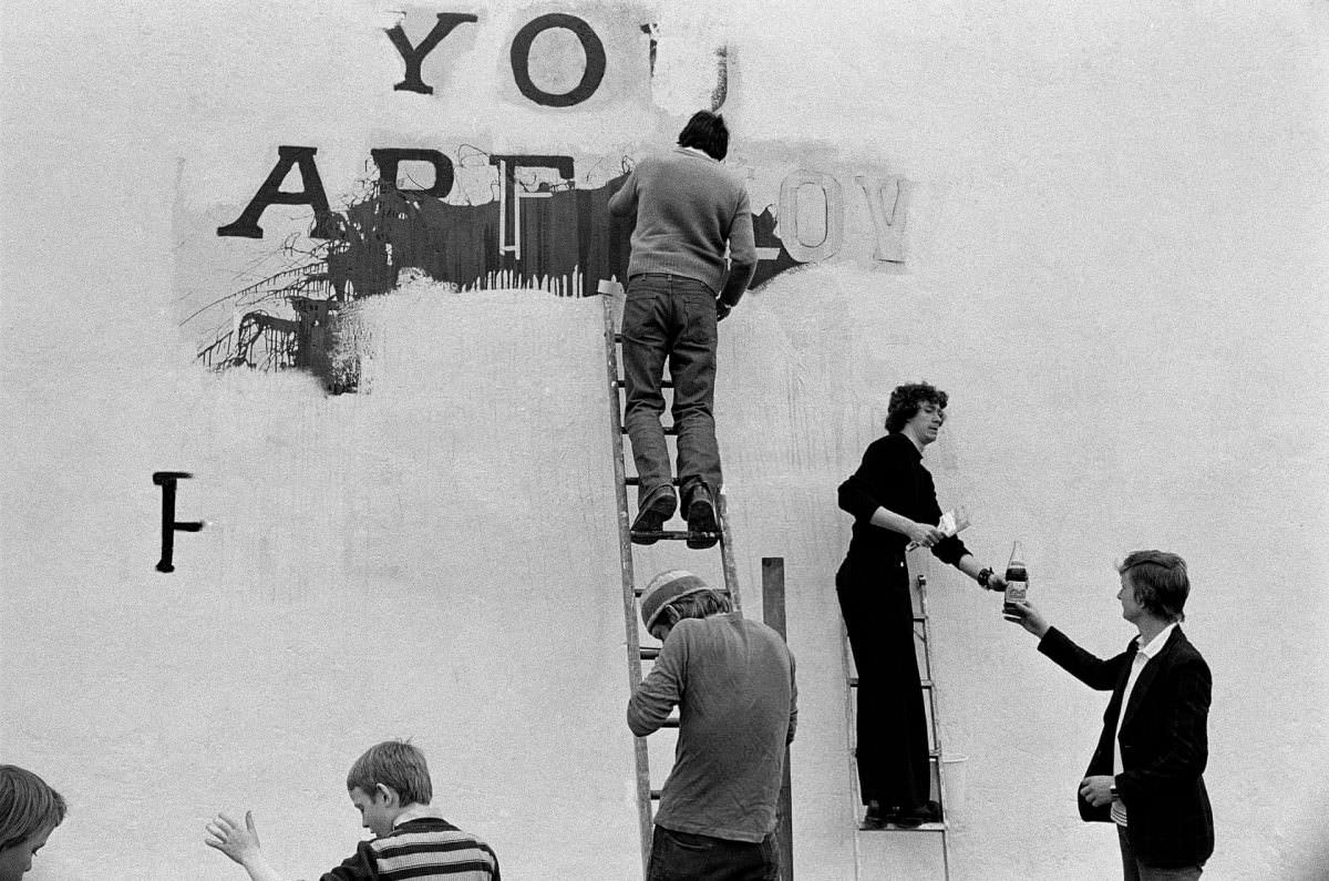 Flyposters, Derry, Northern Ireland, 1979