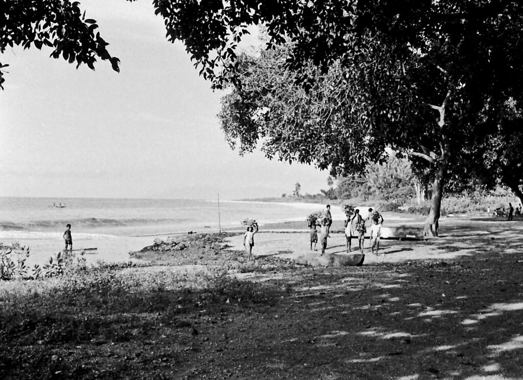 Dili beach, Timor, 1970s