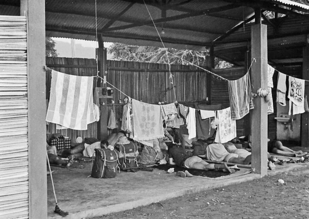 Dili beach camp, Timor, 1970s