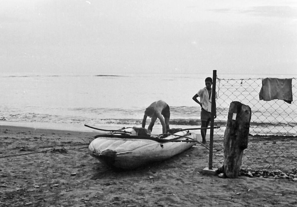 Dili beach camp, Timor, 1970s