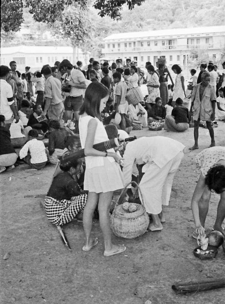 Bacau Market, Timor, 1970s