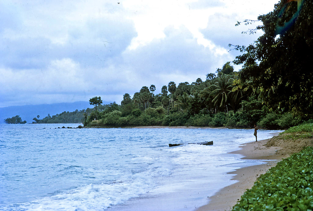 Bacau beach, Timor, 1970s