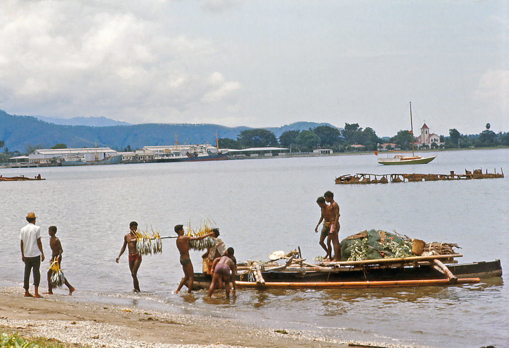 Dili fishermen, Timor, 1970s