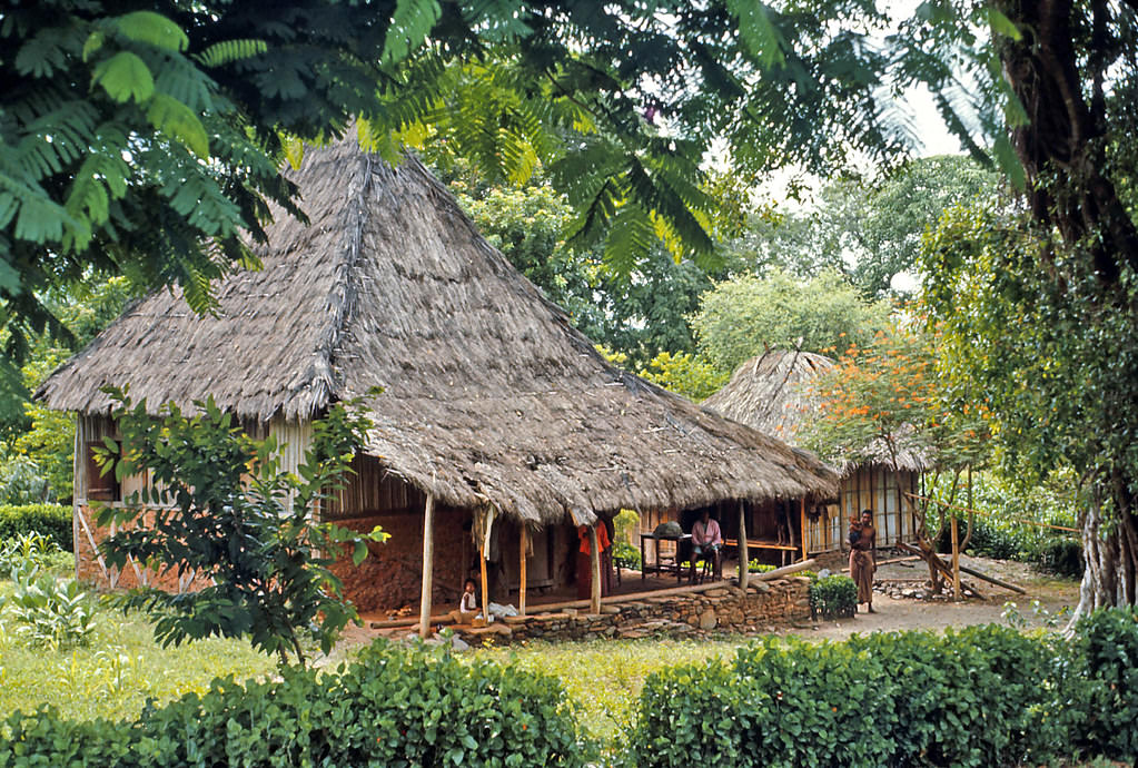 Liquica - house, Timor, 1970s