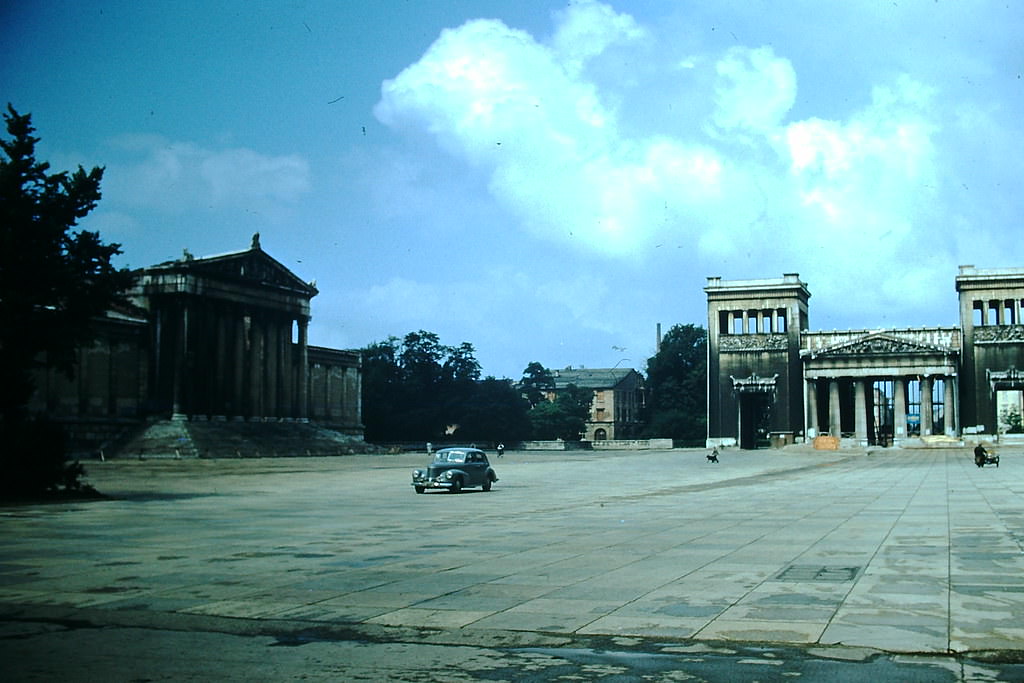 Kings Platz- Munich- Germany, Germany, 1953