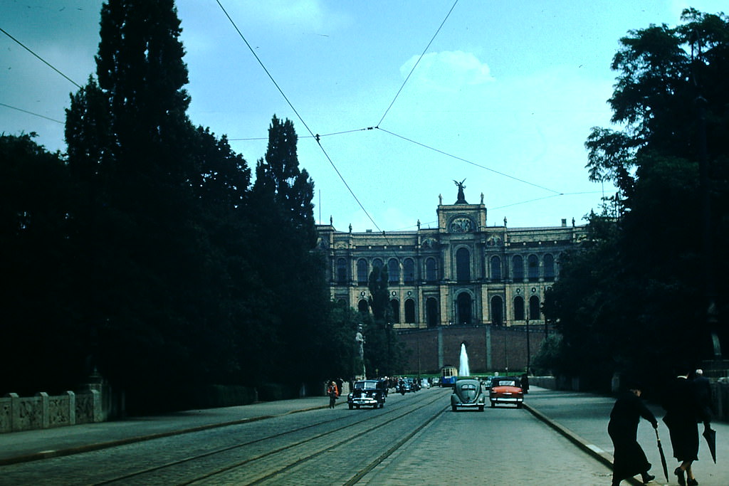 Maximilianeum- Parliament- Munich, Germany, 1953