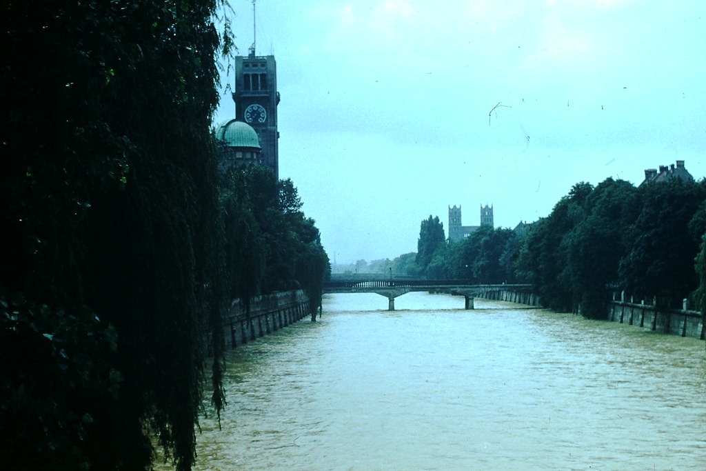 River Isar, Germany, 1953