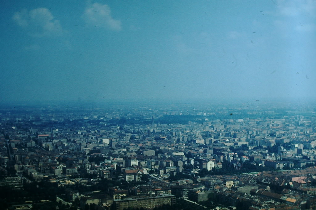 Berlin from Plane, Germany, 1953