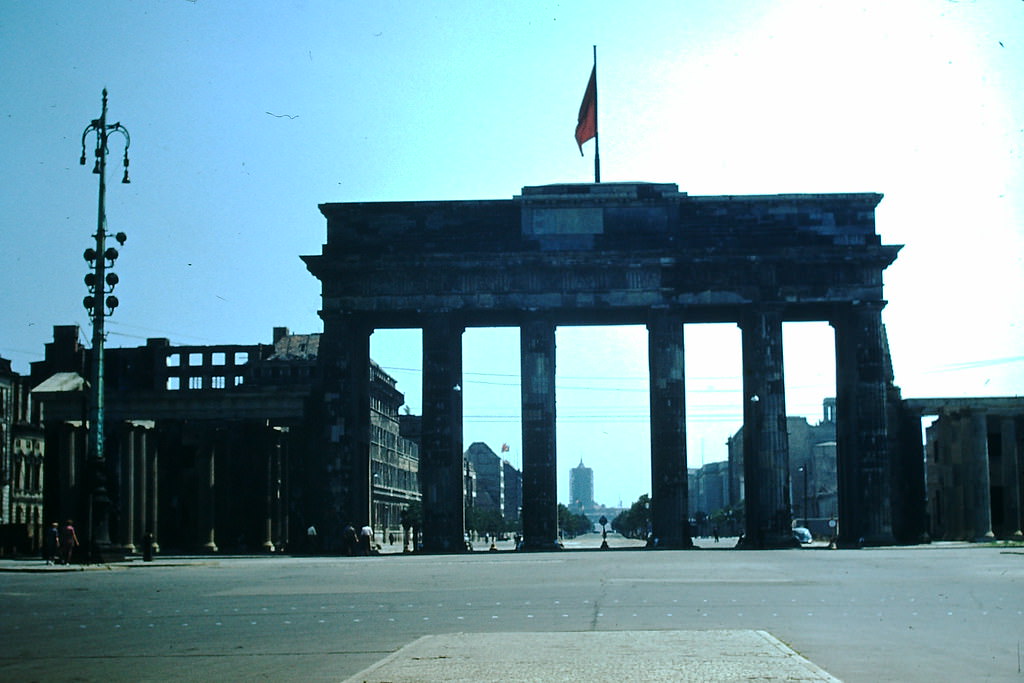 Brandenburg Gate, Germany, 1953