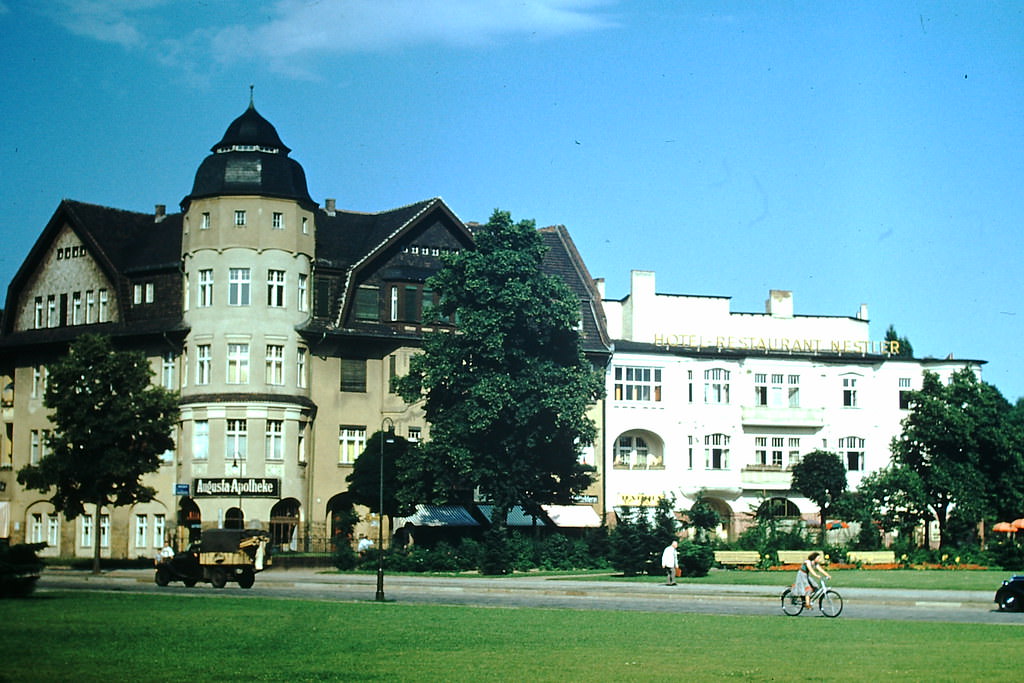 Hotel and Restaurant- Res district- Berlin, Germany, 1953