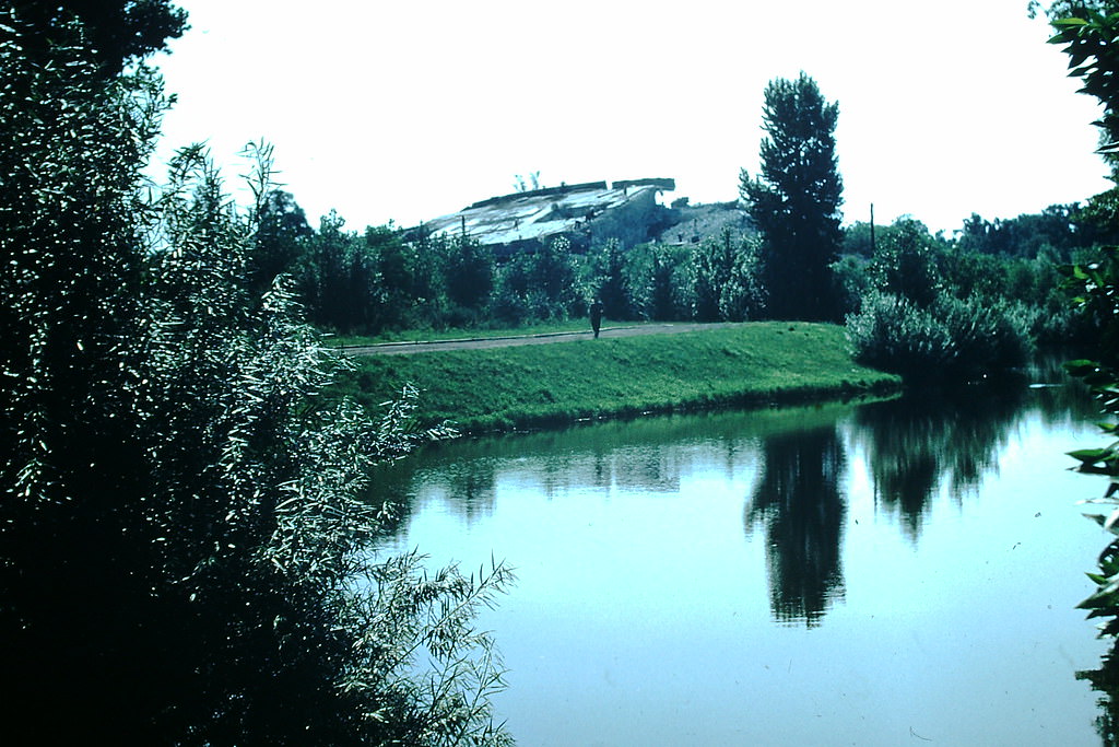 HQ of Anti-aircraft in Tiergarten- Berlin, Germany, 1953