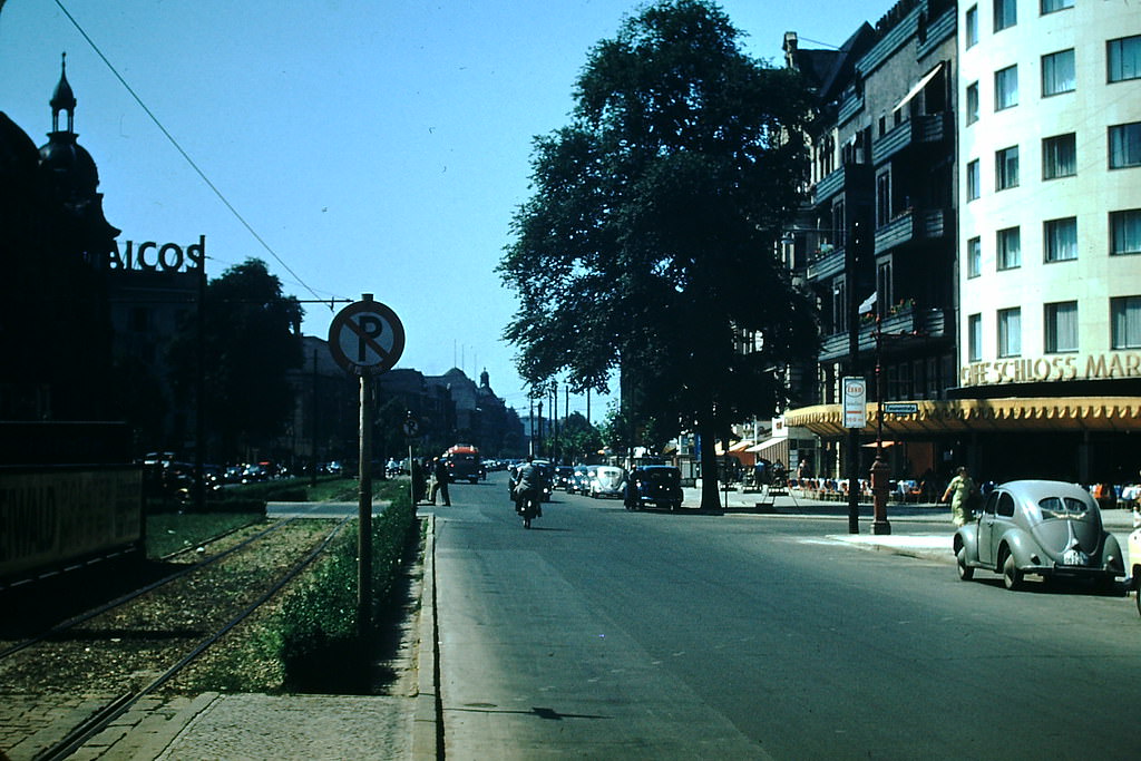 Kuefurstendam Strasses- Berlin, Germany, 1953