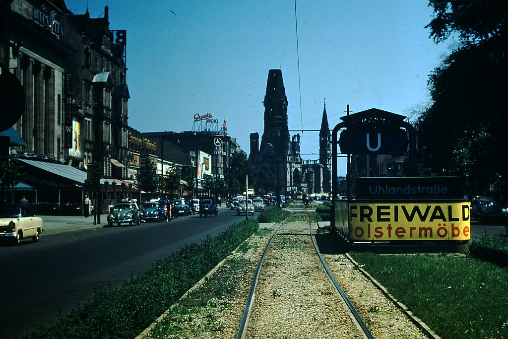 Kuefurstendam Strasses- Berlin, Germany, 1953