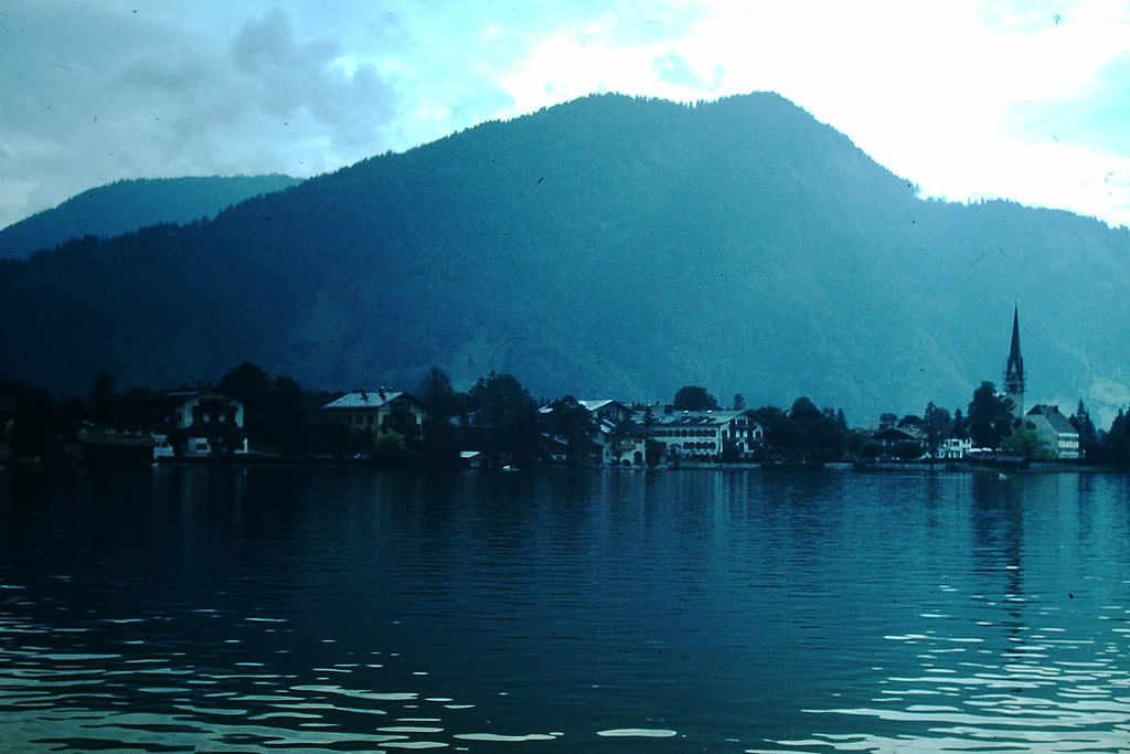 Looking Across Tegernsee Near Munich, Germany, 1953