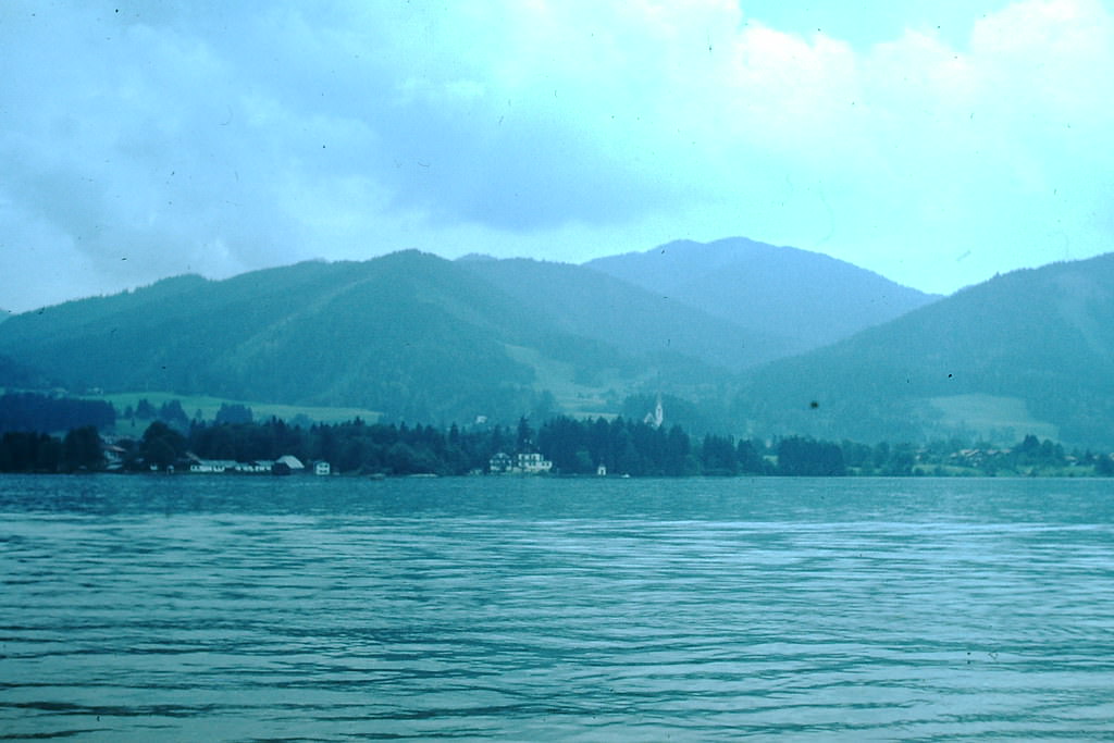 Looking Across Tegernsee Near Munich, Germany, 1953