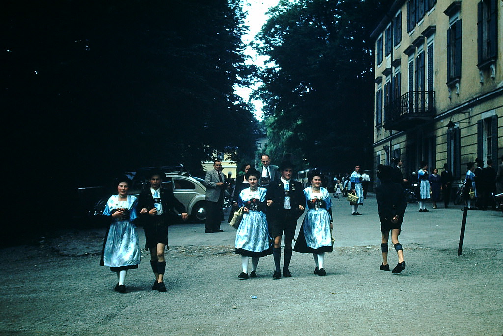 Native Dress at Tegernsee, Germany, 1953