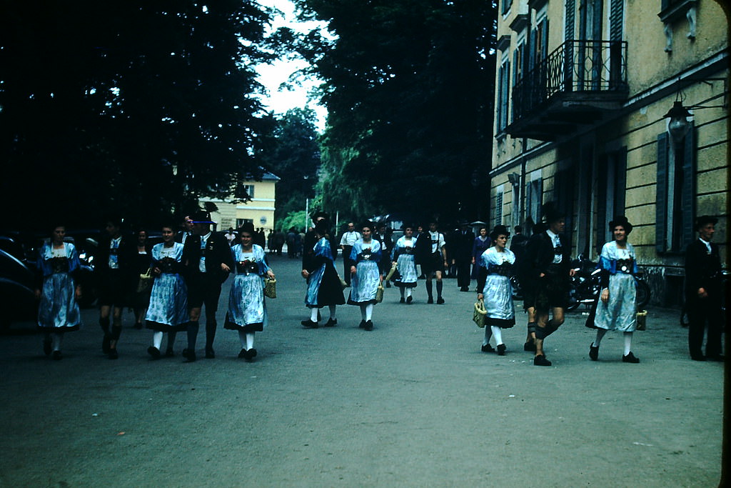 Native Dress at Tegernsee, Germany, 1953