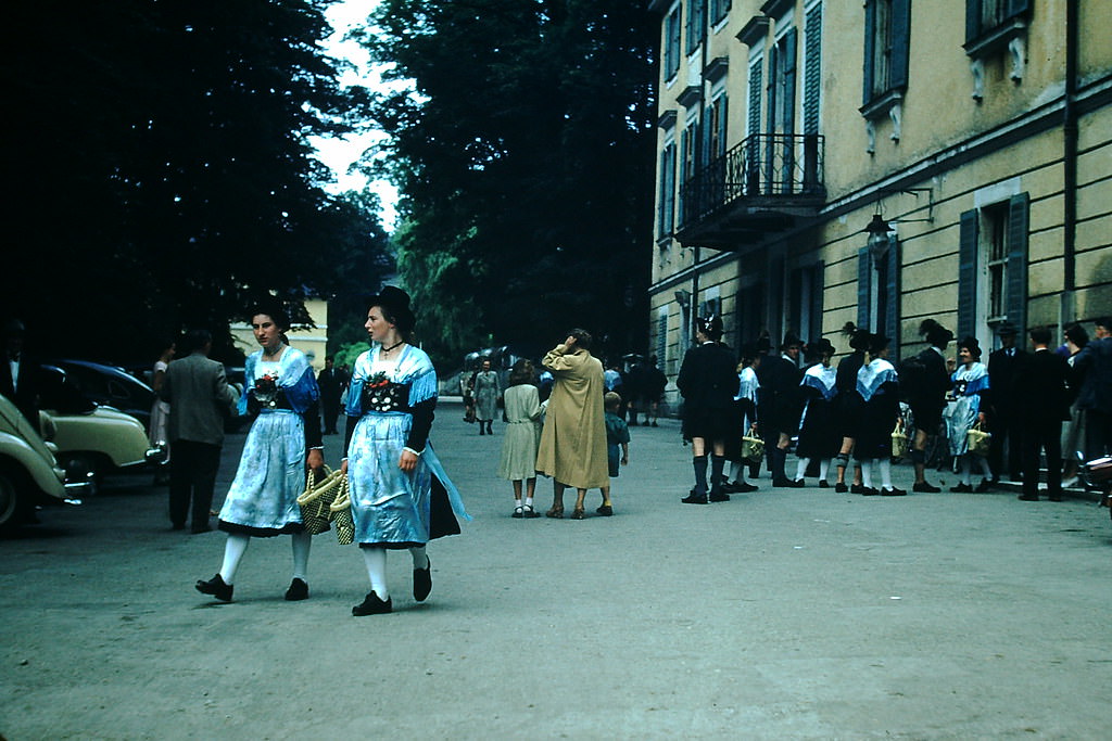 Native Dress at Tegernsee, Germany, 1953