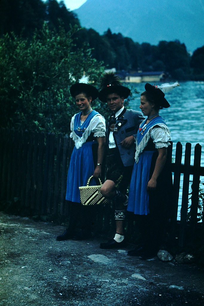 Native Dress at Tegernsee, Germany, 1953