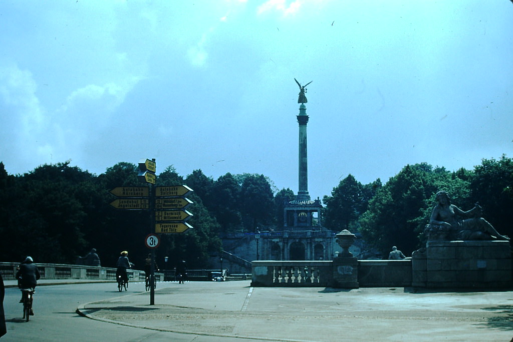 Angel of Peace Monument- Munich, Germany, 1953