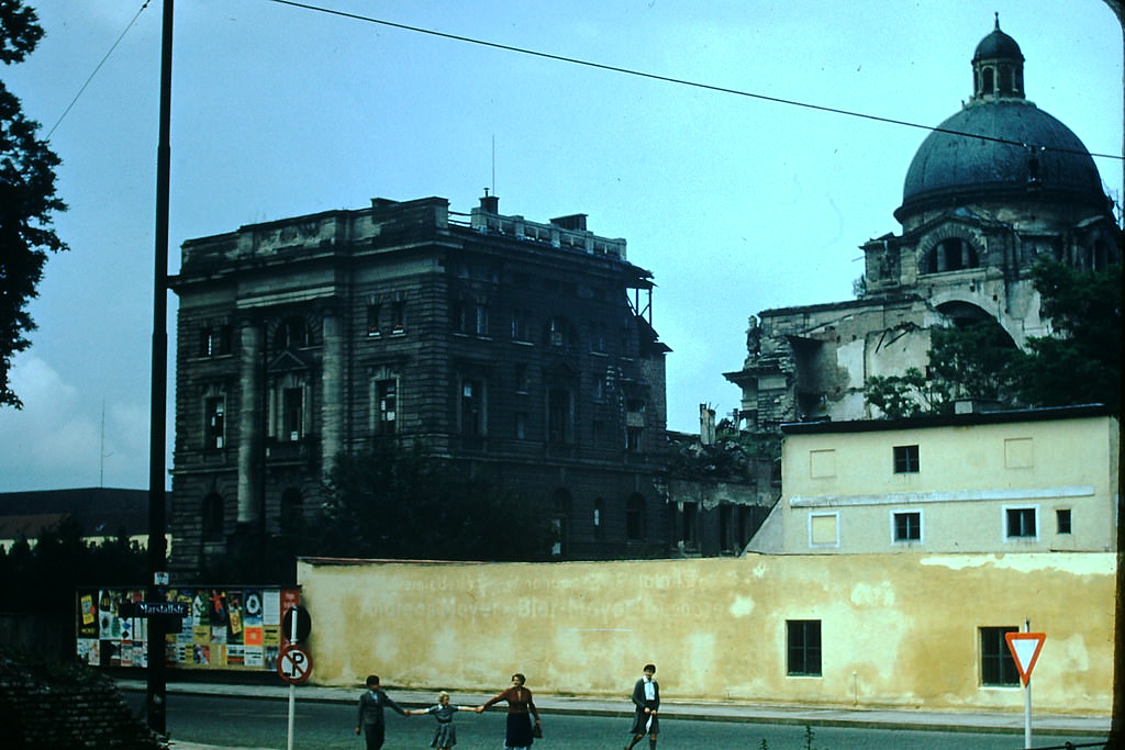 Army Museum Destroyed- Munich, Germany, 1953