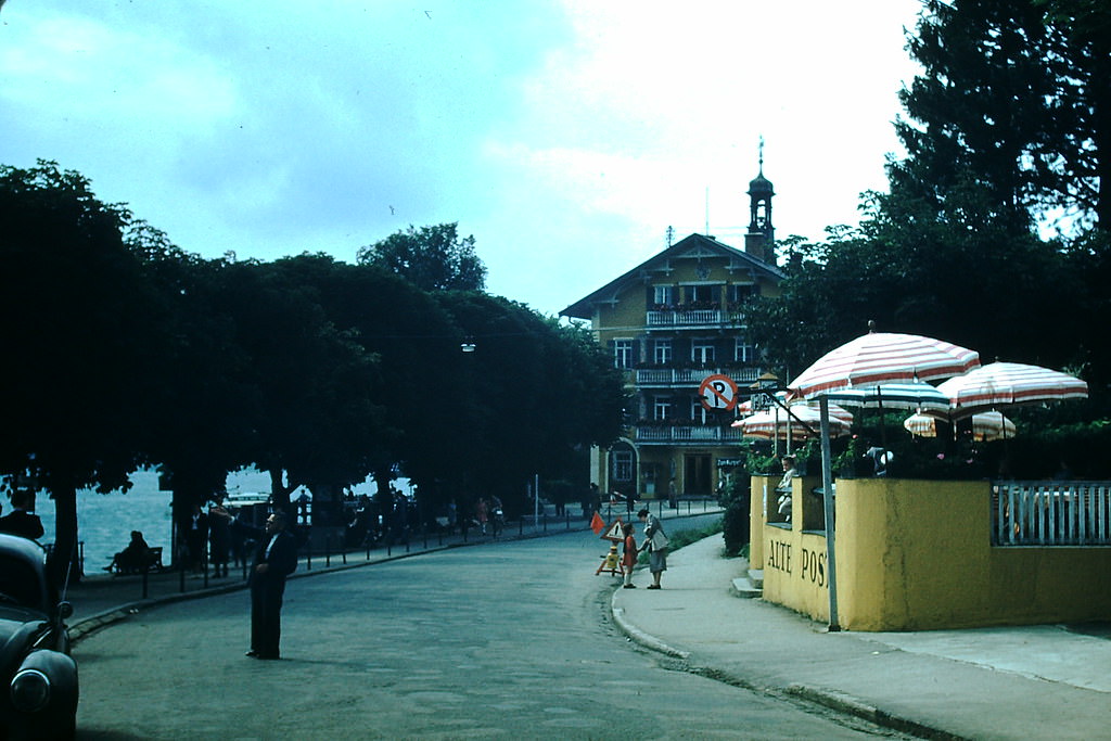 Resort on Tegernsee Near Munich, Germany, 1953