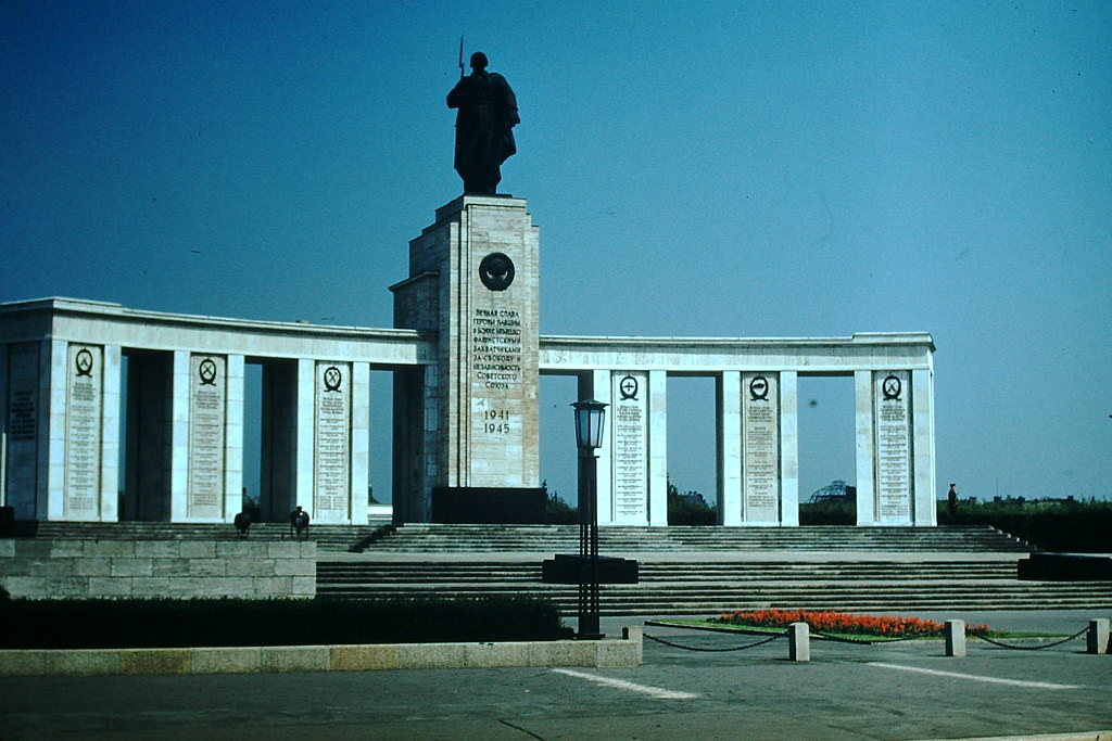 Russian Memorial for 480 heroes taking Berlin, Germany, 1953