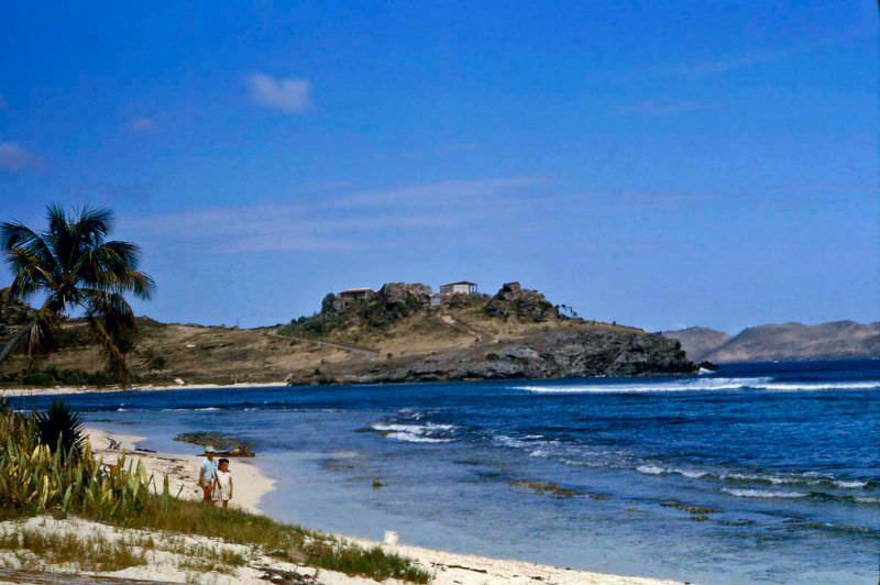 St Barts beach, 1960s