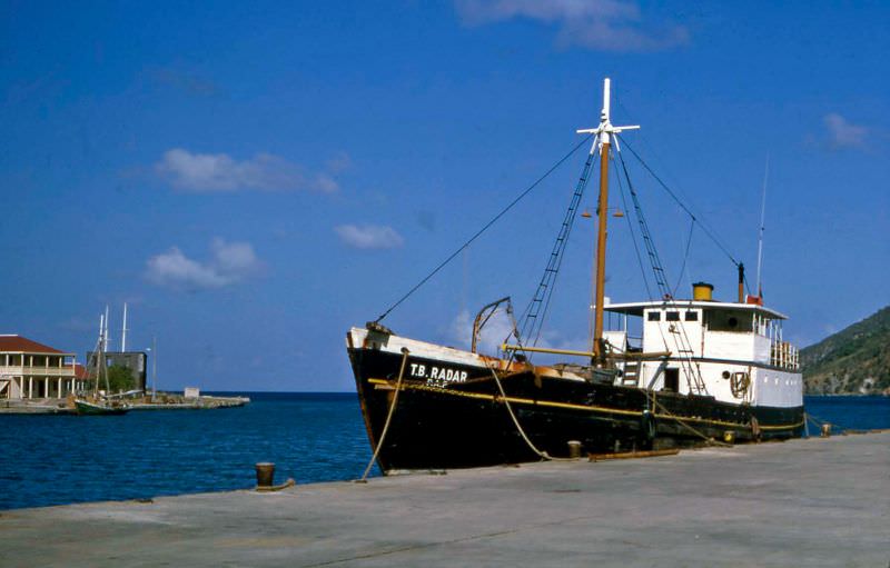 Coaster, Gustavia, St Barts, 1960s