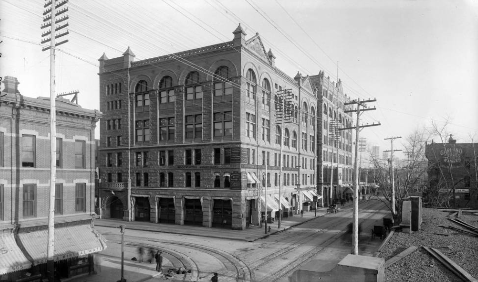 Masonic Temple Denver Colorado, 1890s.