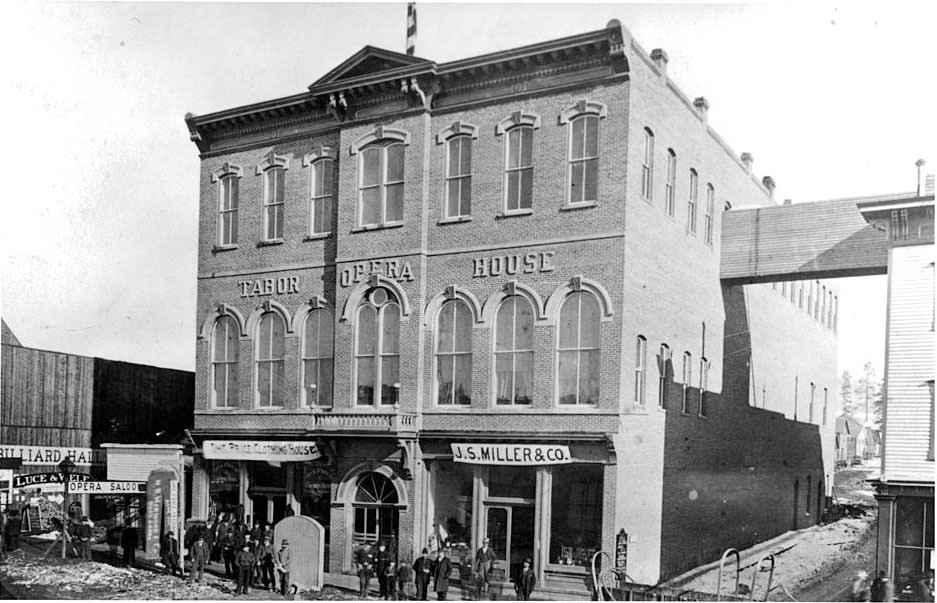 Tabor Opera House in Denver, Colorado, 1890s.