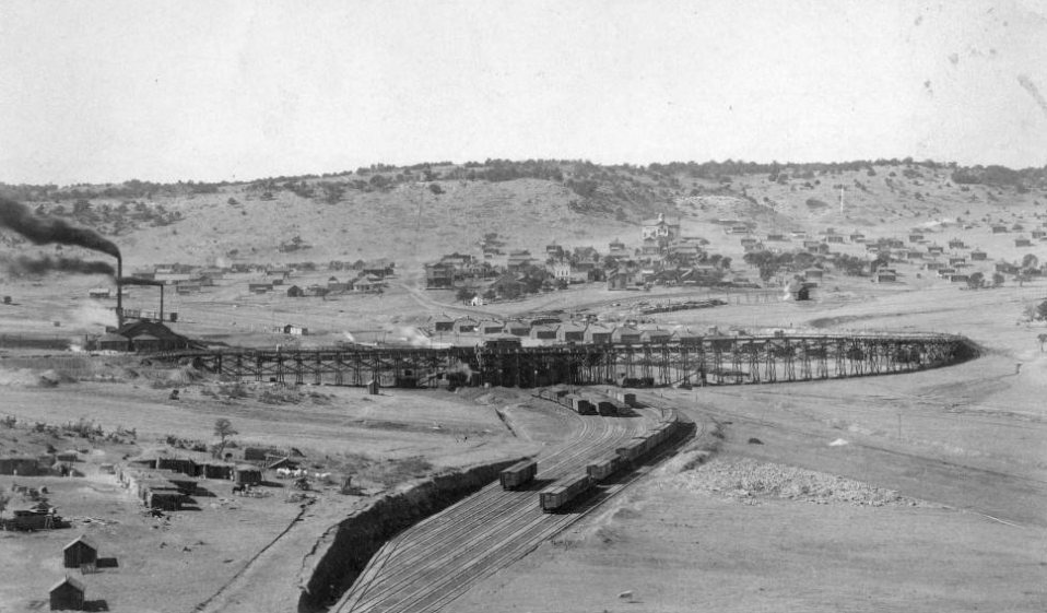 Denver-Railroad Building, 1890s.