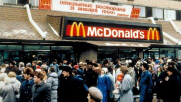 McDonalds Moscow opening 1990