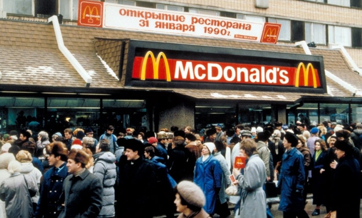McDonalds Moscow opening 1990
