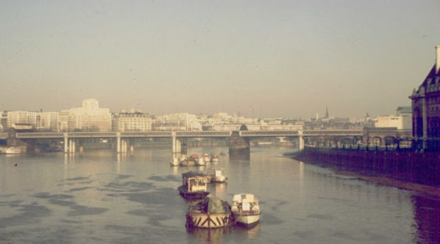 River Thames from Westminster Bridge, 1966