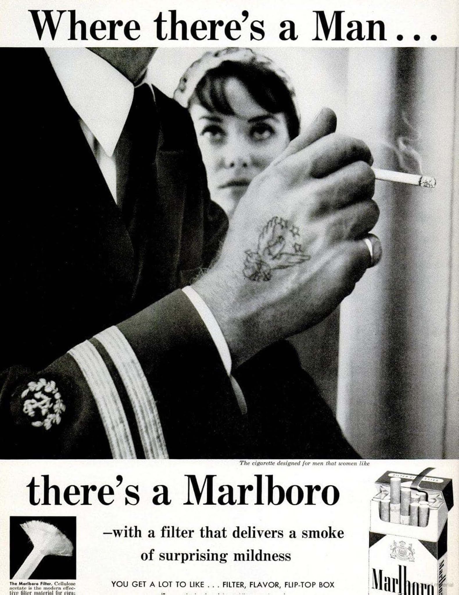Where there’s a man… there’s a Marlboro.