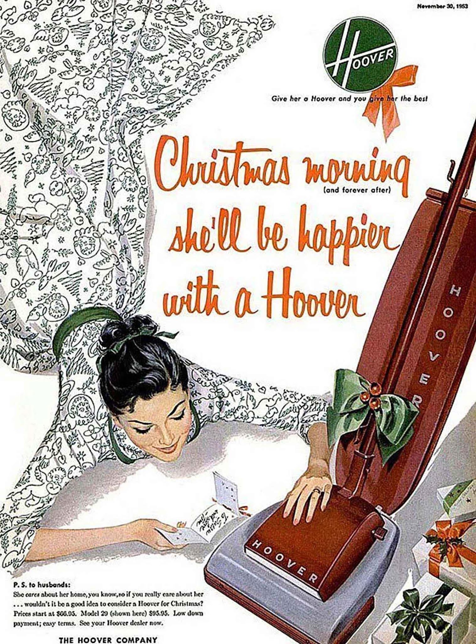 An ad from Hoover company.