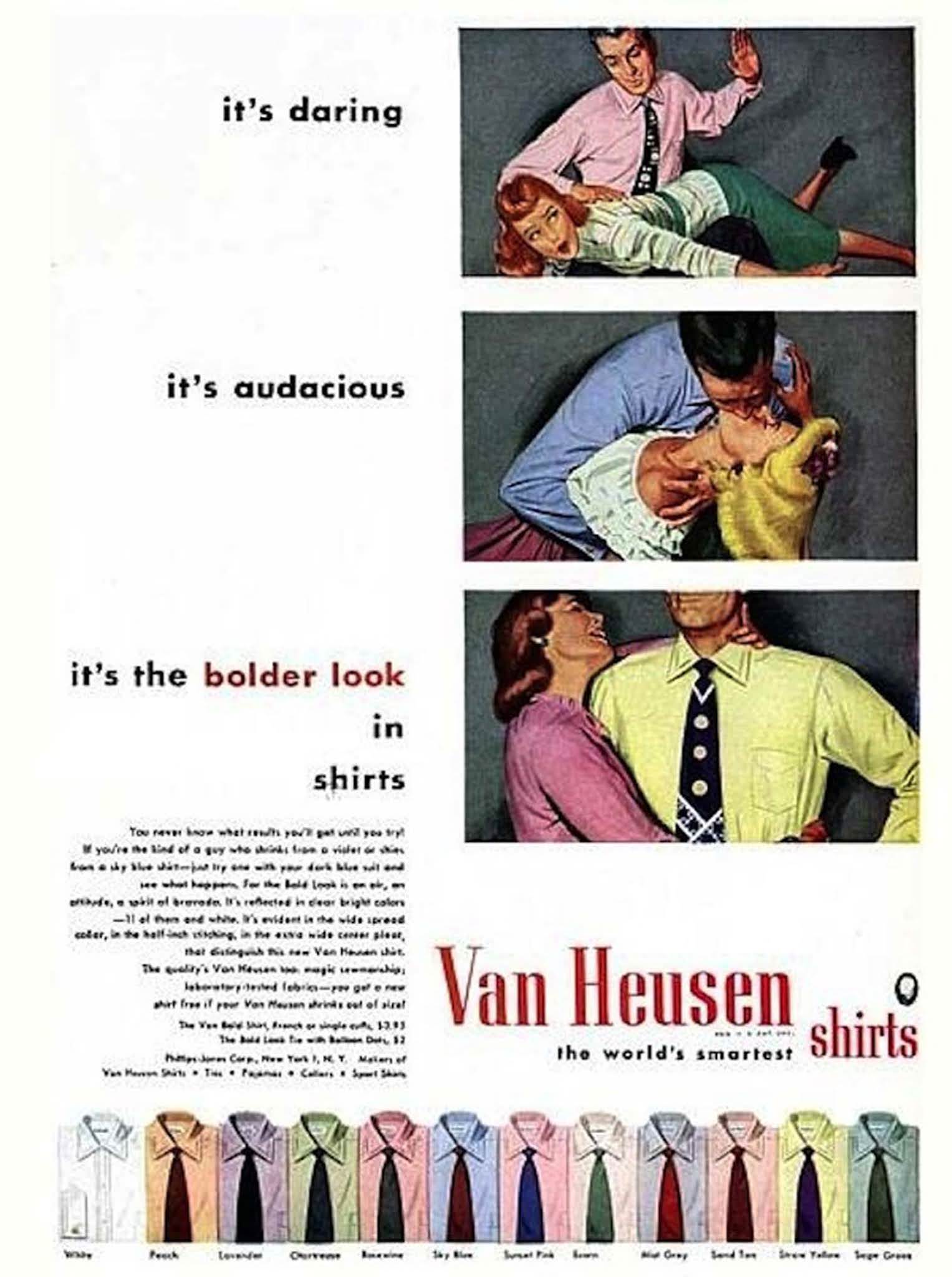 Van Heusen shirts.