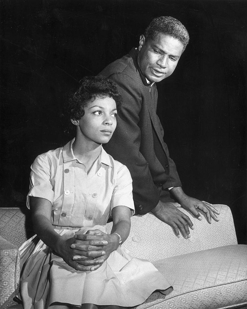 Ruby Dee with Ossie Davis, 1962.