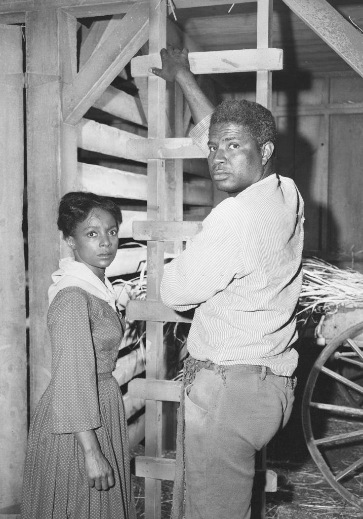 Ruby Dee with Ossie Davis, 1963.