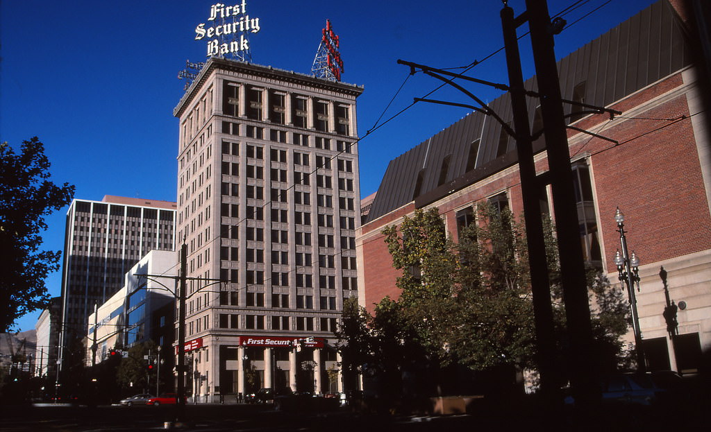 Main Street, downtown Salt Lake City, 1990s