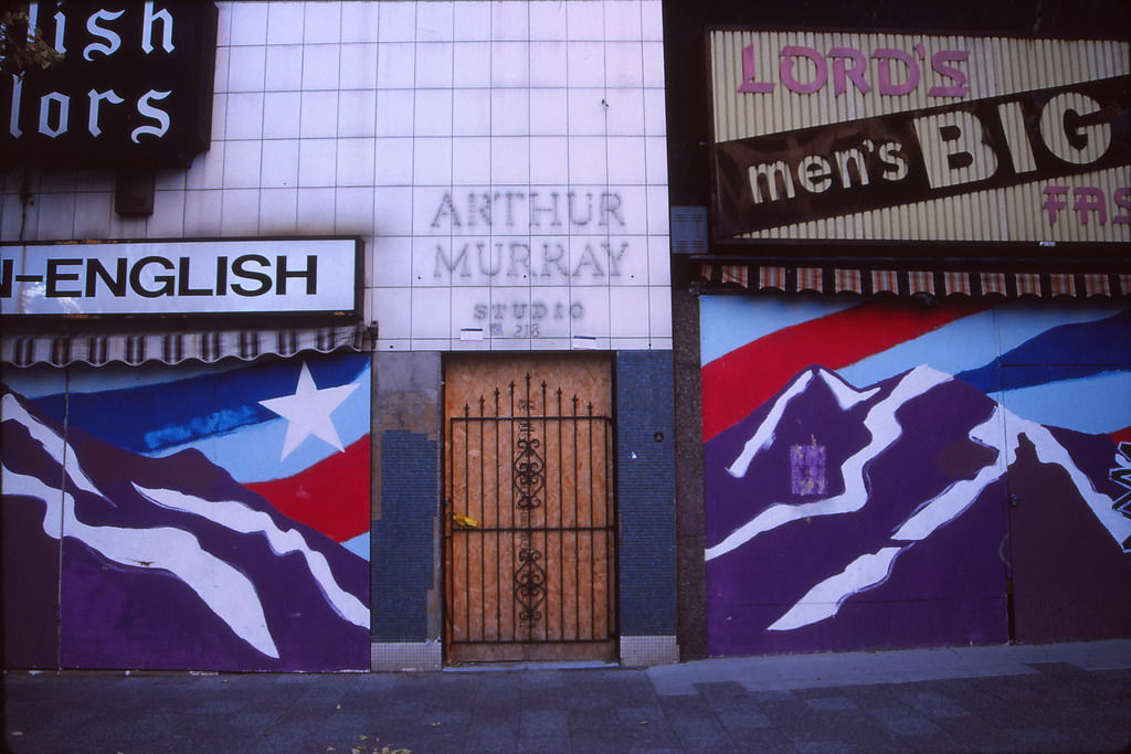 Vacant Storefronts, Main Street, Salt Lake City, 1990s