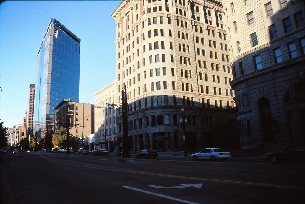 Main Street, downtown Salt Lake City, 1990s