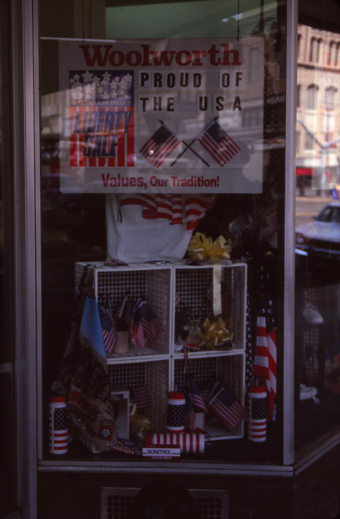 Woolworth display, Shreveport, 1990s