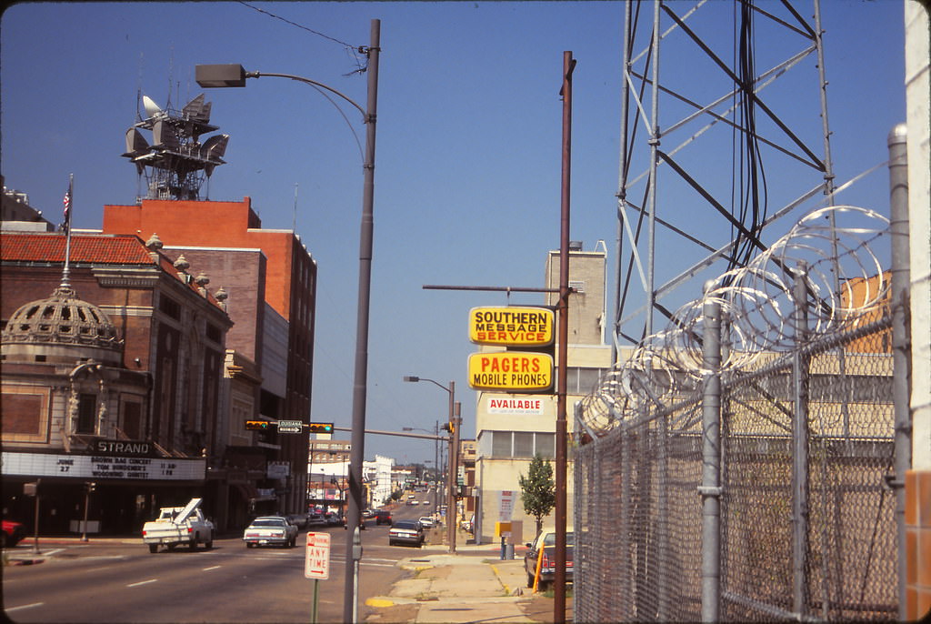Crockett Street, downtown Shreveport, 1990s