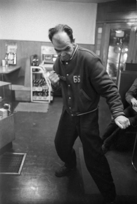 Boxer in Cafe, 1973