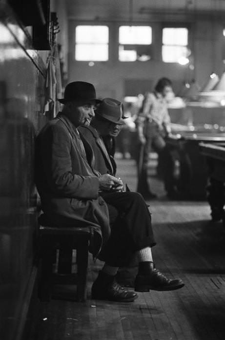 Pool Hall, Hastings Street, 1973